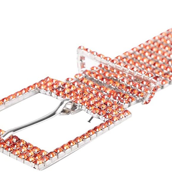 Women Crystal Rhinestone Chain Waist Belt main image 6